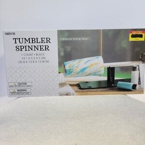 Tumbler Spinner Black Hobby Lobby 1869130 New In Box Homeade Tumbler Crafting